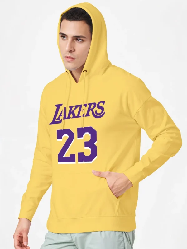 Moletom com capuz Lakers - Amarelo - Imagem 4