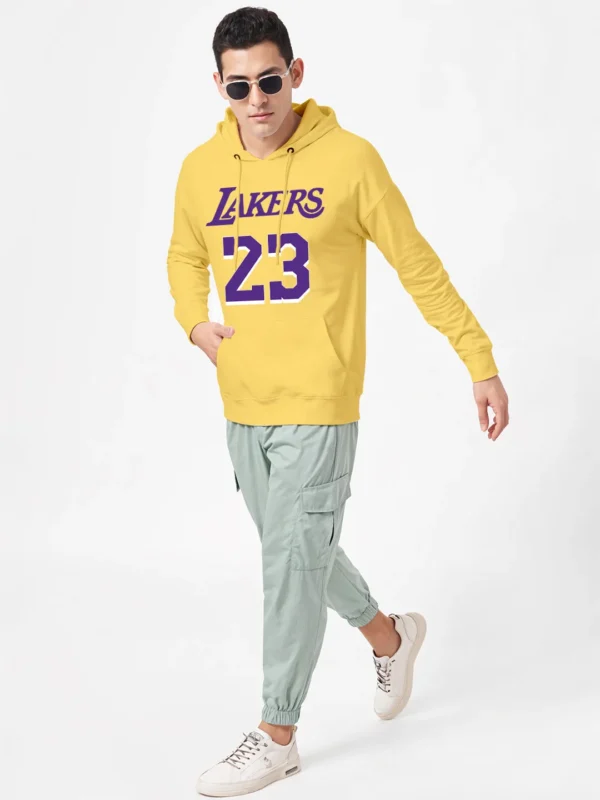 Moletom com capuz Lakers - Amarelo - Imagem 3